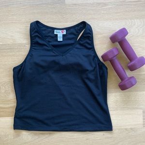 ✨Retro Black Sports Tank Size L